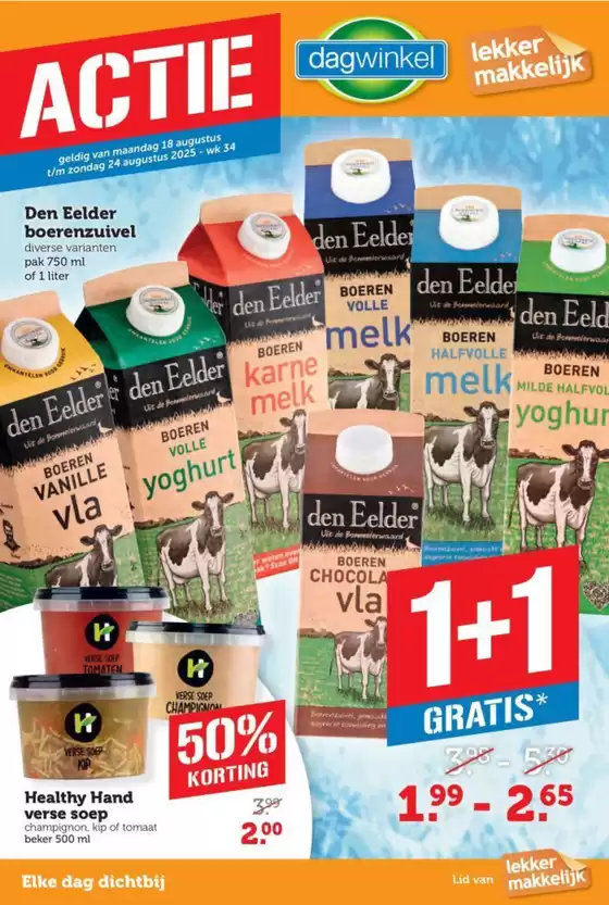 Catalogus van Dagwinkel | Dagwinkel folder | 2025-08-18T00:00:00.000Z - 2025-08-24T00:00:00.000Z