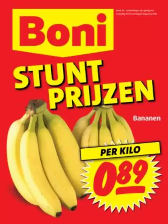 Catalogus van Boni in Rotterdam | Boni Folder week 34 | 2025-08-18T00:00:00.000Z - 2025-08-24T00:00:00.000Z