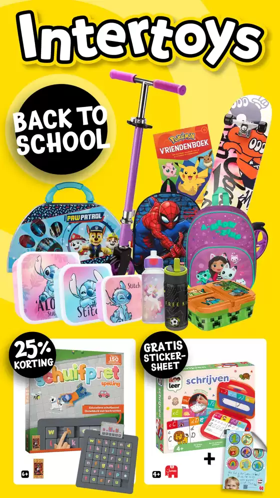 Catalogus van Intertoys in Hoofddorp | Back To School | 2025-08-18T00:00:00.000Z - 2025-08-31T00:00:00.000Z