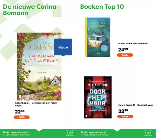 Ledere week nieuwe tips voor de beste boeken
