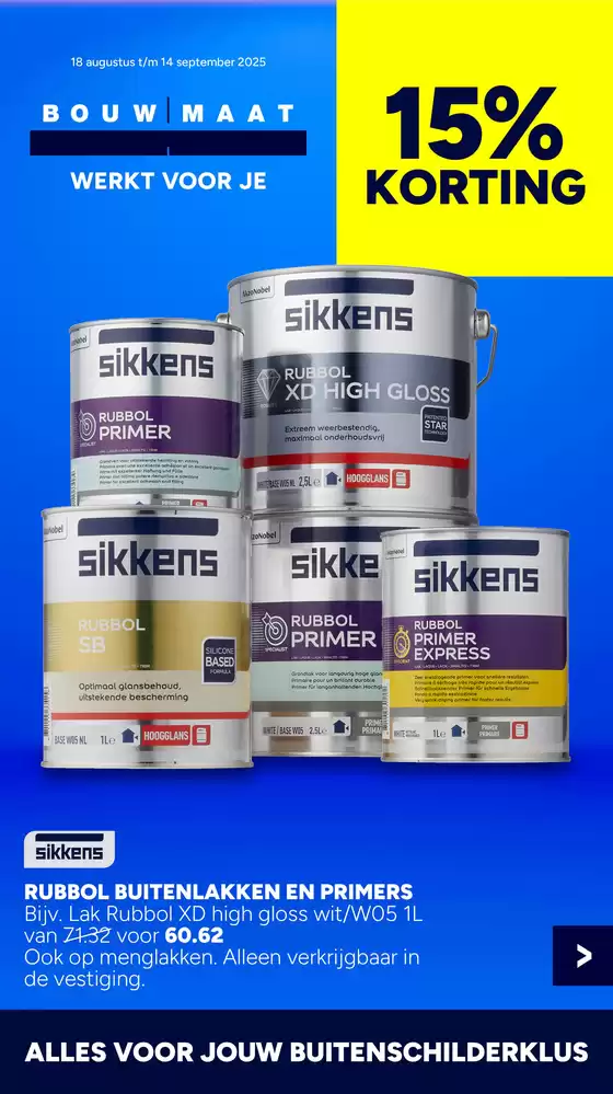 15% Korting