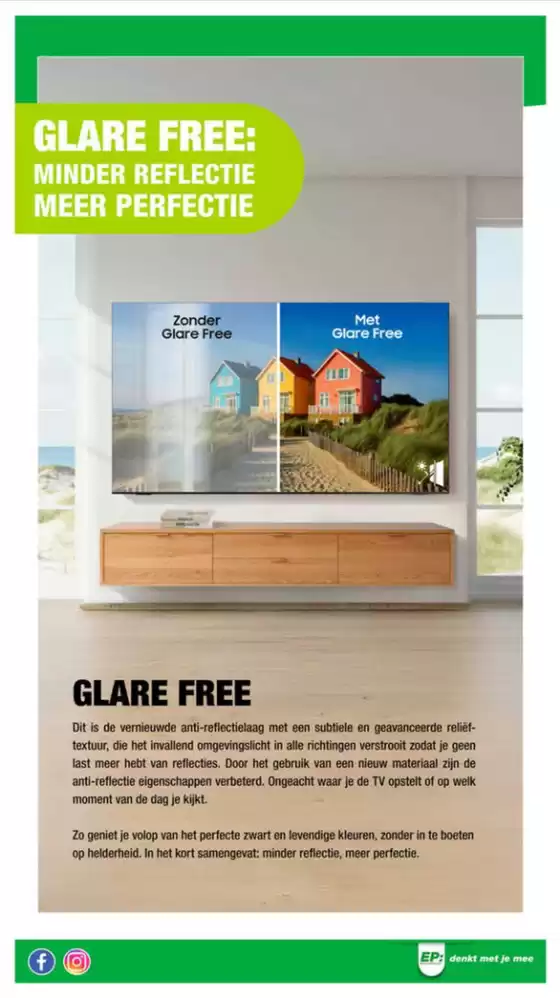Samsung big size glare free weken