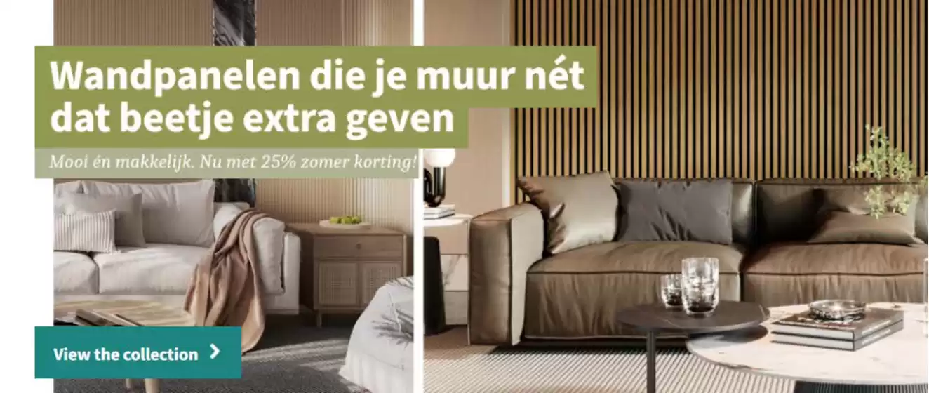 Wandpanelen die je muur nét dat beetje extra geven