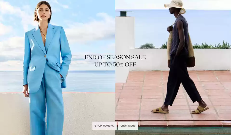 End of season sale up to 50% off