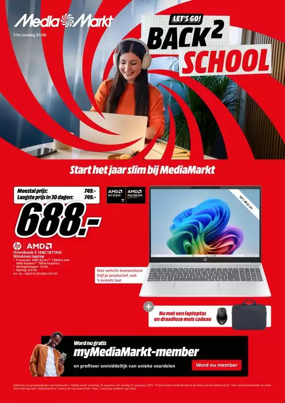 Digitale flyer bij MediaMarkt