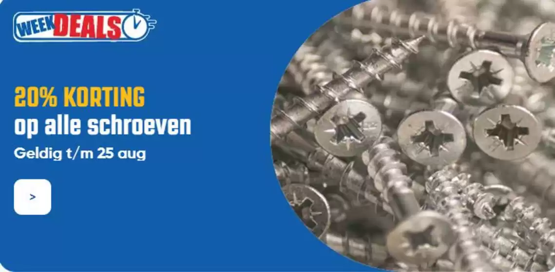Catalogus van Toolstation in Rotterdam | 20% Korting | 2025-08-20T00:00:00.000Z - 2025-08-25T00:00:00.000Z
