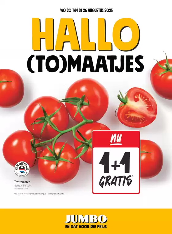 Catalogus van Jumbo in Amsterdam | Hallo (to)maatjes | 2025-08-20T00:00:00.000Z - 2025-08-26T00:00:00.000Z