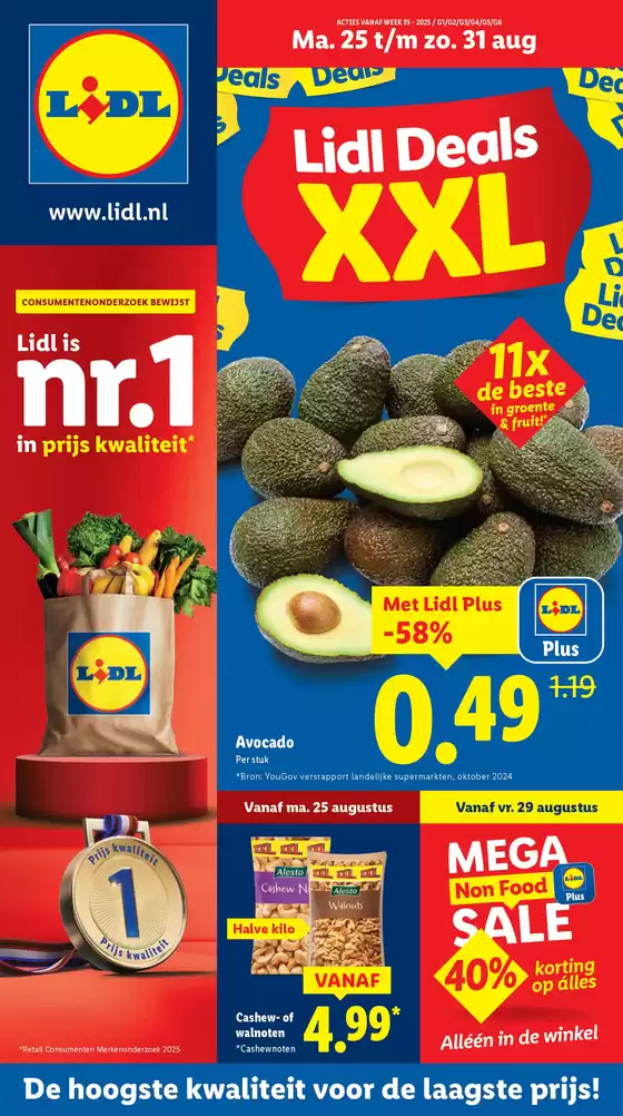 Catalogus van Lidl in Breda | Geweldig aanbod voor koopjesjagers | 2025-08-21T00:00:00.000Z - 2025-08-31T00:00:00.000Z