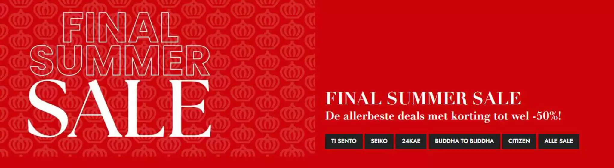 Catalogus van Siebel juwelier in Rotterdam | Final Summer Sale  | 2025-08-21T00:00:00.000Z - 2025-09-04T00:00:00.000Z