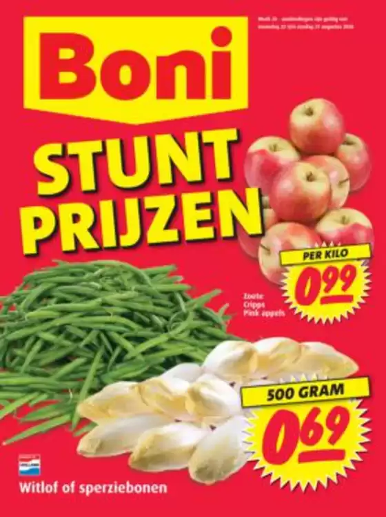 Catalogus van Boni in Eindhoven | Boni Folder week 35 | 2025-08-25T00:00:00.000Z - 2025-08-31T00:00:00.000Z
