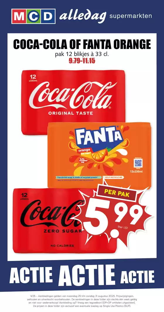 Catalogus van MCD Supermarkt in Dinxperlo | Onze beste koopjes | 2025-08-25T00:00:00.000Z - 2025-08-31T00:00:00.000Z