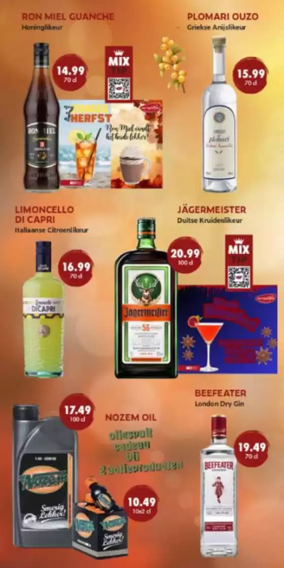 Herfstdeals bij úw top Slijter!