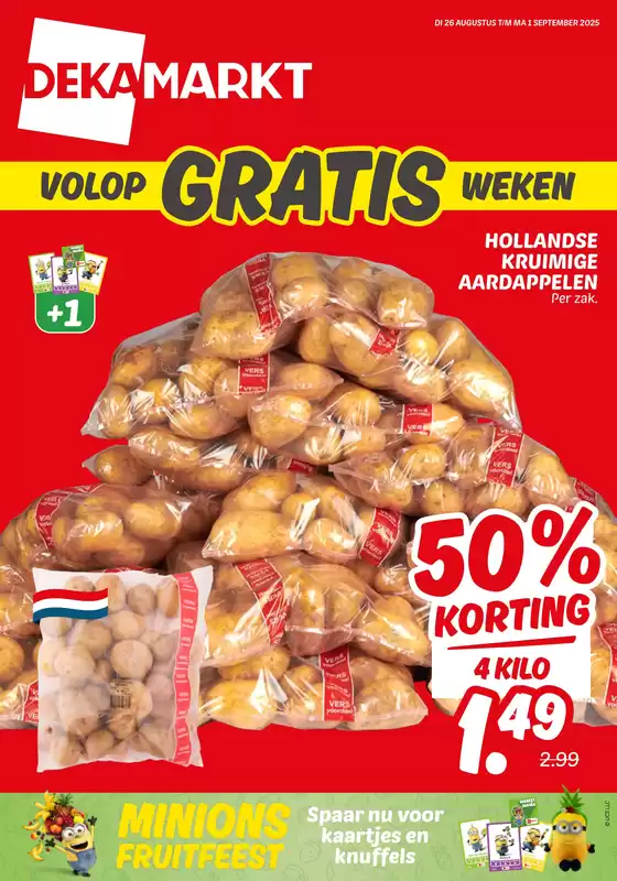 Catalogus van Dekamarkt in Hoogeveen | Dekamarkt folder | 2025-08-26T00:00:00.000Z - 2025-09-01T00:00:00.000Z