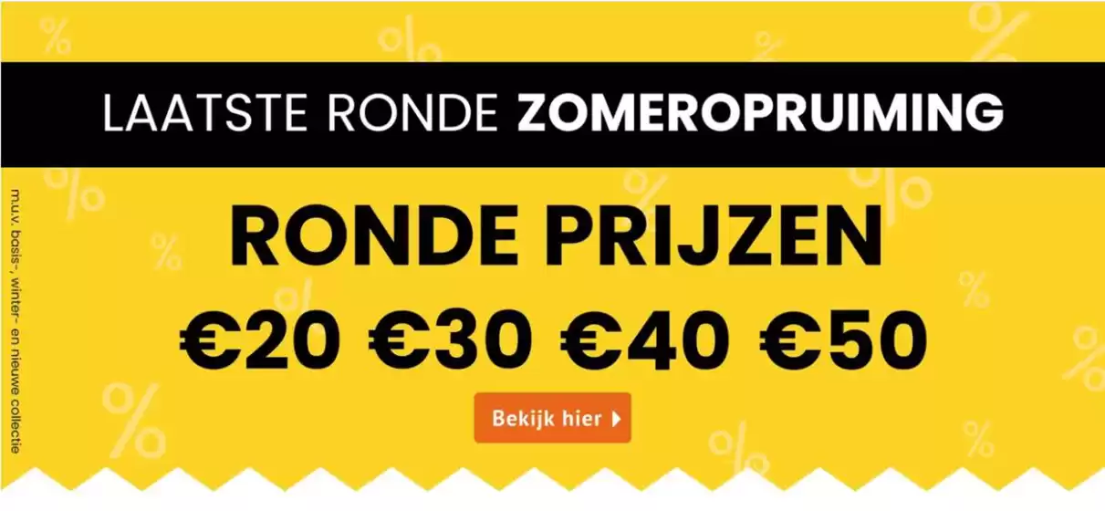 Laatste ronde zomeropruiming