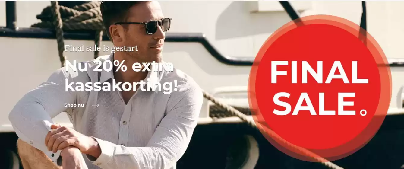 Nu 20% extra kassakorting!