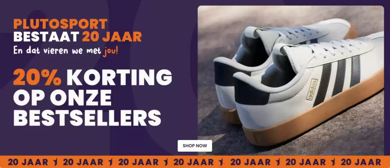 Catalogus van Plutosport in Utrecht | 20% korting op onze bestsellers | 2025-08-27T00:00:00.000Z - 2025-09-10T00:00:00.000Z