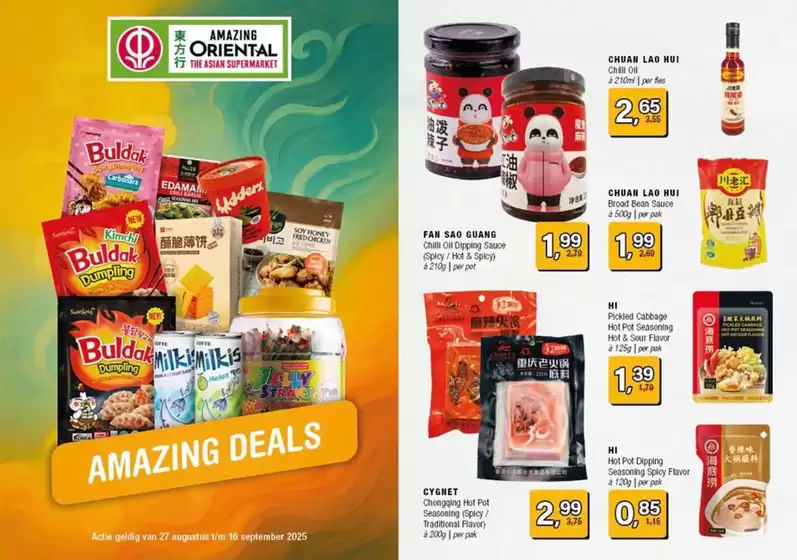 Catalogus van Amazing Oriental in Rotterdam | Topaanbiedingen voor alle koopjesjagers | 2025-08-27T00:00:00.000Z - 2025-09-16T00:00:00.000Z
