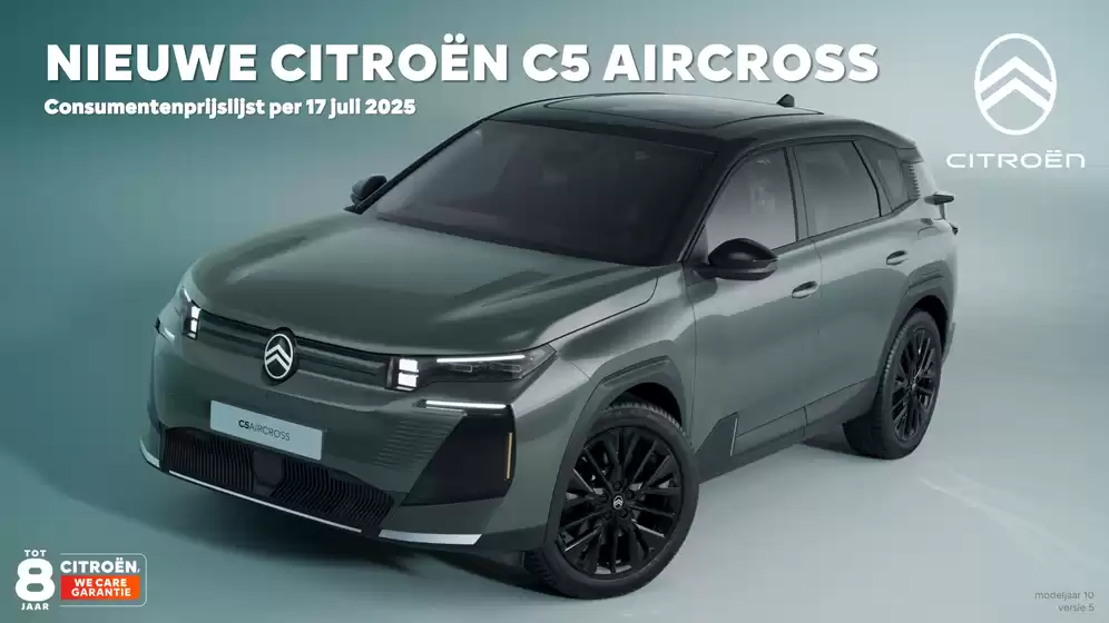 Catalogus van Citroën in Roden | Citroën Nieuwe C5 Aircross | 2025-08-28T00:00:00.000Z - 2025-09-11T00:00:00.000Z