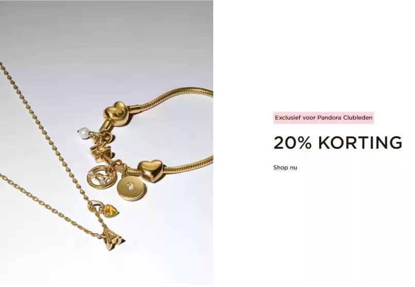 Catalogus van Pandora in Almere | 20% Korting | 2025-08-28T00:00:00.000Z - 2025-09-11T00:00:00.000Z