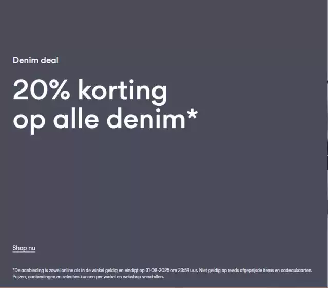 Catalogus van Name It | 20% korting op alle denim | 2025-08-28T00:00:00.000Z - 2025-08-31T00:00:00.000Z