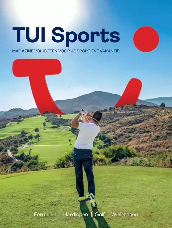 Catalogus van Tui | TUI Sports | Formule 1, Hardlopen, Golf, Wielrennen | 2024-06-01T00:00:00.000Z - 2025-12-31T00:00:00.000Z