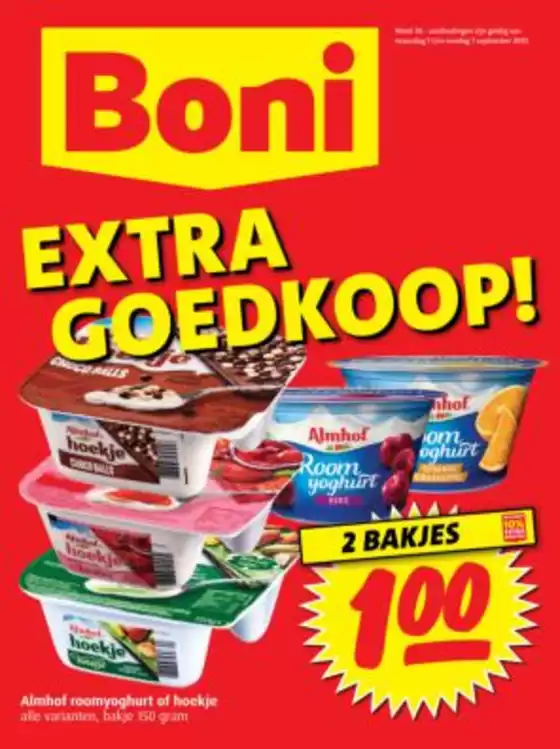 Catalogus van Boni in Heeg | Boni Folder week 36 | 2025-09-01T00:00:00.000Z - 2025-09-07T00:00:00.000Z