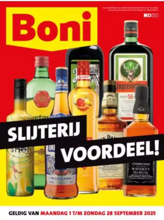 Catalogus van Boni in Heeg | Boni Slijterij folder week 36 t/m week 39 | 2025-09-01T00:00:00.000Z - 2025-09-28T00:00:00.000Z