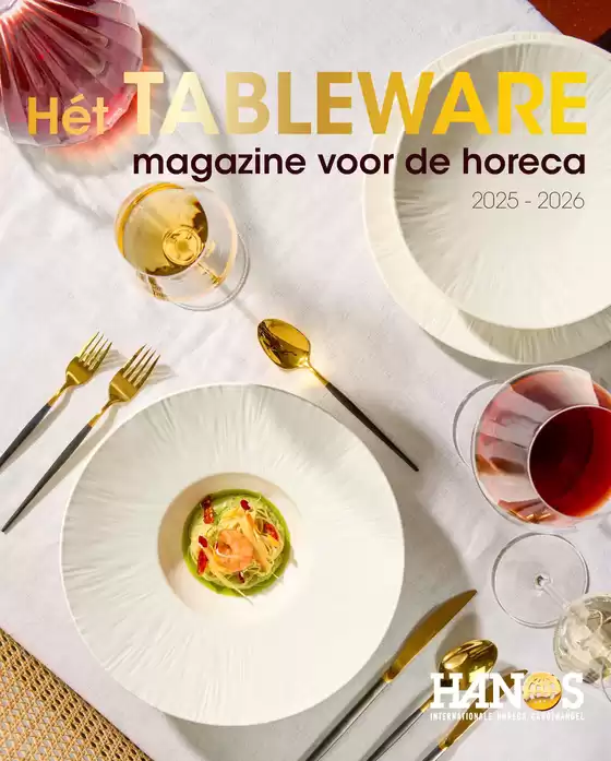 Catalogus van HANOS in 't Harde | Tableware magazine 2025-2026 | 2025-08-31T00:00:00.000Z - 2026-12-31T00:00:00.000Z