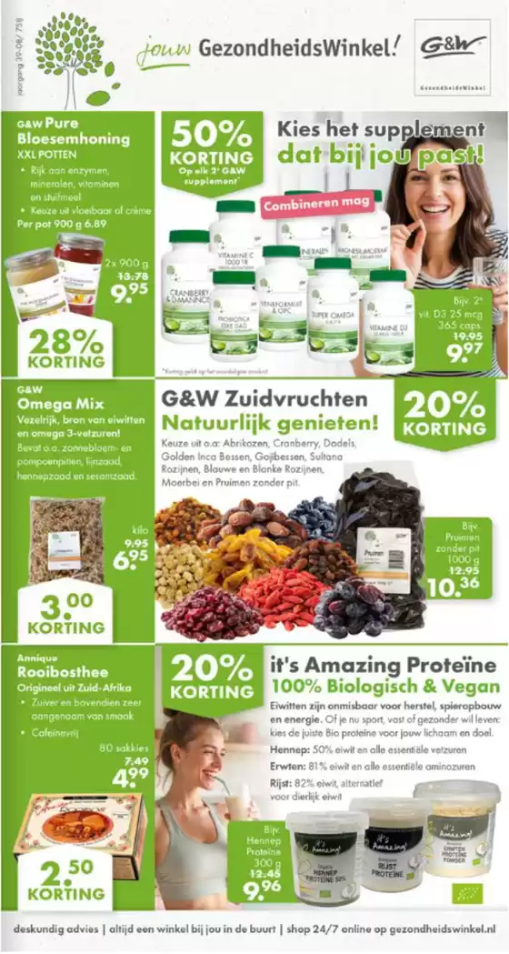 Kies het supplement dat bij jou past!