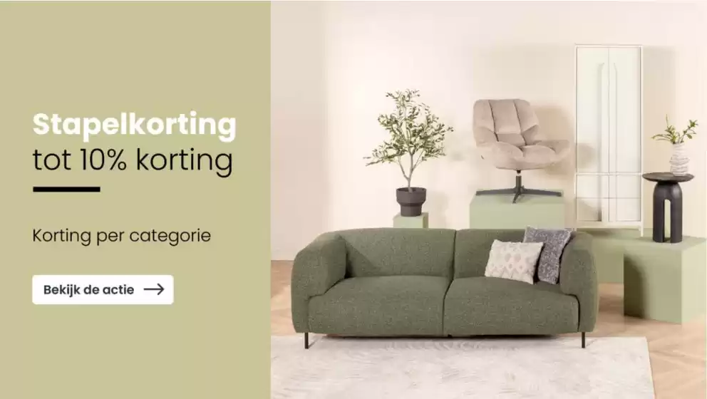 Stapelkorting tot 10% korting