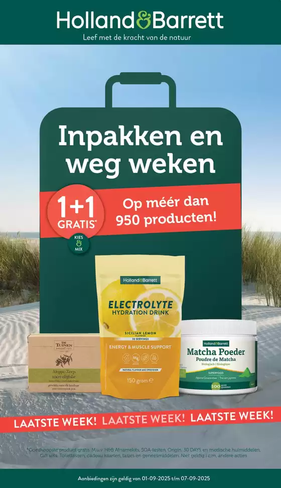 Catalogus van Holland & Barrett in Hoorn | Topdeals voor alle klanten | 2025-09-03T00:00:00.000Z - 2025-09-17T00:00:00.000Z