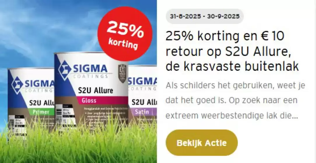 25% Korting