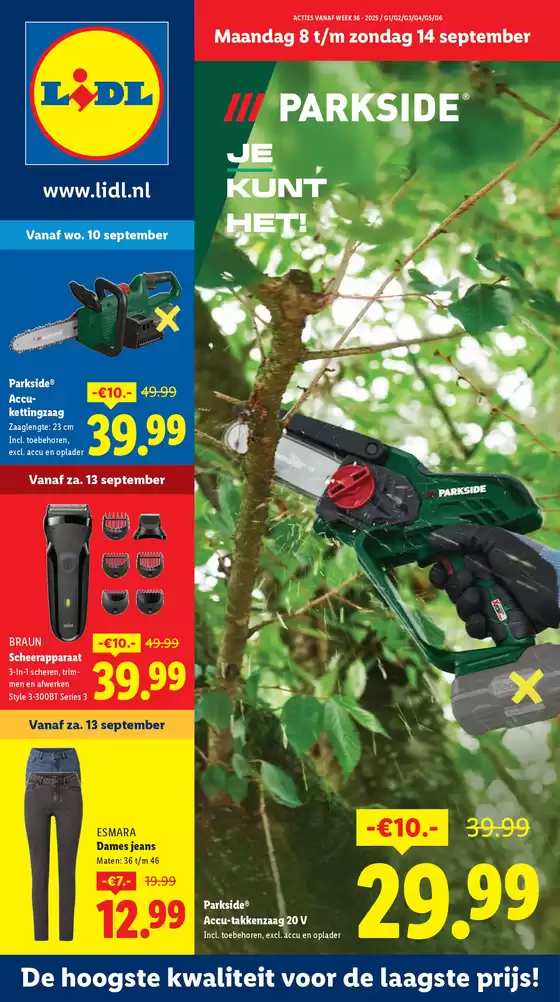 Catalogus van Lidl in Meppen | Topdeals en kortingen | 2025-09-04T00:00:00.000Z - 2025-09-16T00:00:00.000Z
