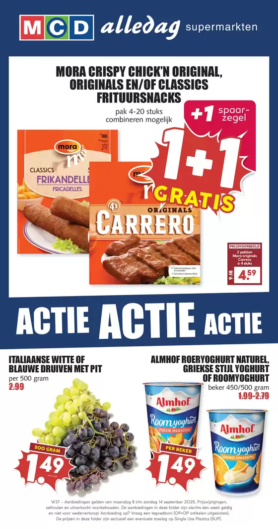 Catalogus van MCD Supermarkt in 's-Hertogenbosch | Ontdek aantrekkelijke aanbiedingen | 2025-09-07T00:00:00.000Z - 2025-09-21T00:00:00.000Z