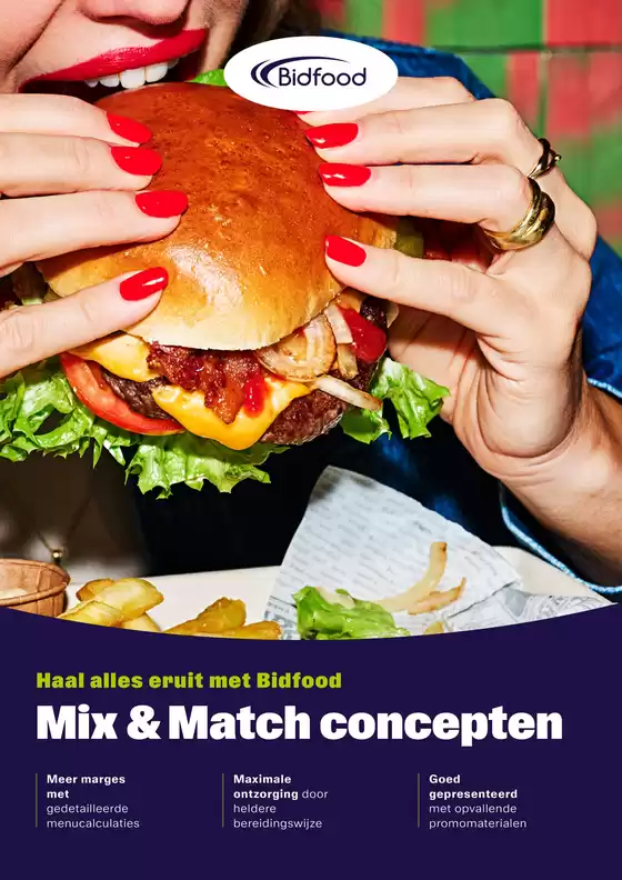 Catalogus van Bidfood in 's-Hertogenbosch | Mix & Match concepten | 2025-09-07T00:00:00.000Z - 2025-09-21T00:00:00.000Z