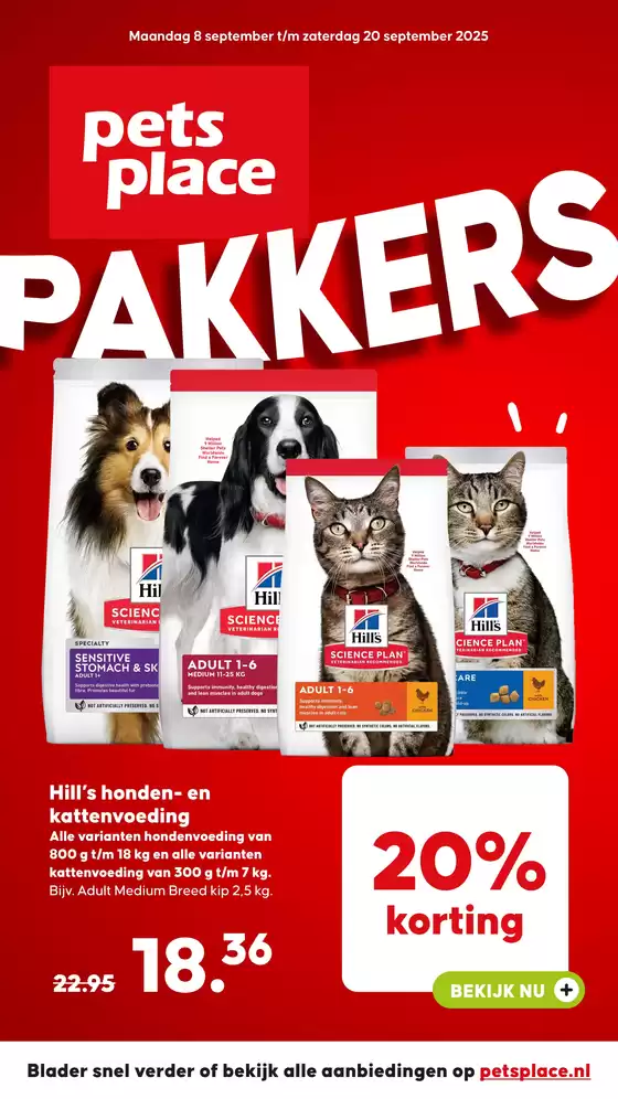 Catalogus van Pets Place in Eindhoven | Pets Place folder | 2025-09-08T00:00:00.000Z - 2025-09-20T00:00:00.000Z