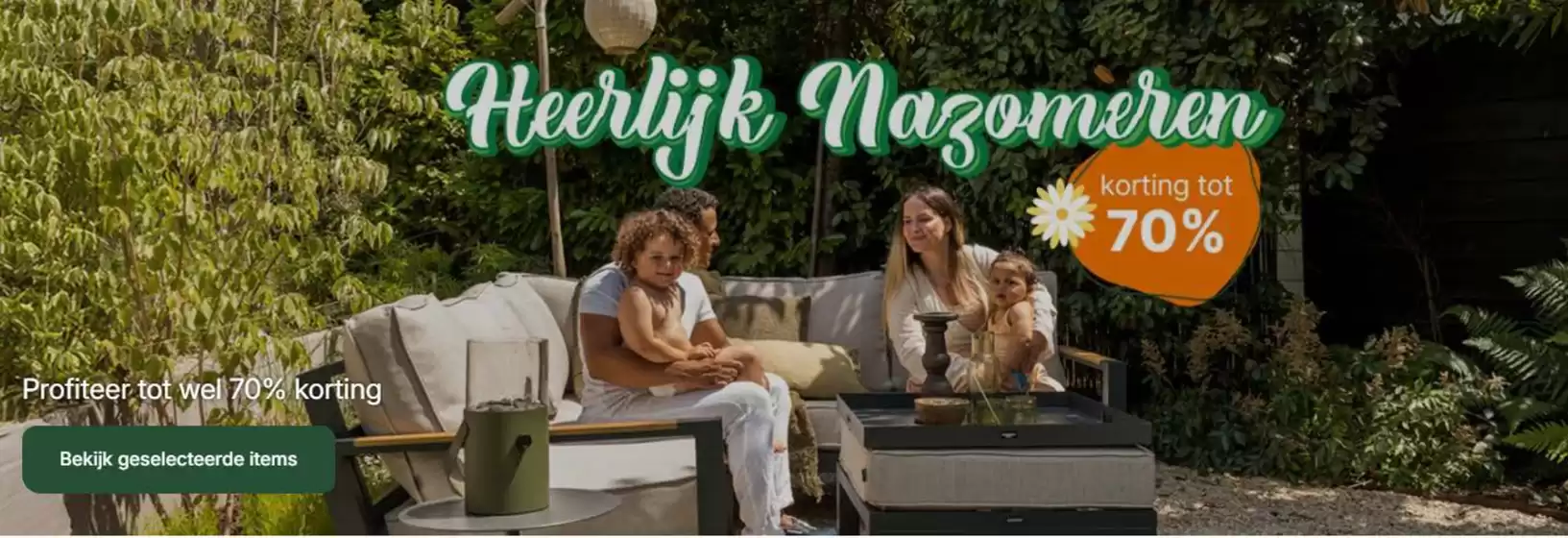 Korting tot 70%