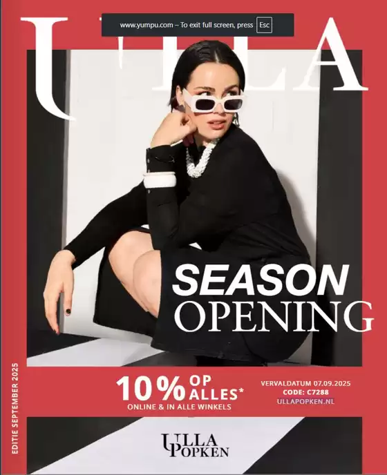 Catalogus van Ulla Popken in Roosendaal | Season opening | 2025-09-09T00:00:00.000Z - 2025-09-30T00:00:00.000Z
