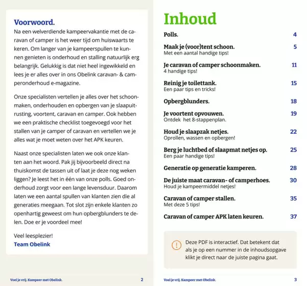 Caravan & camper onderhoud.