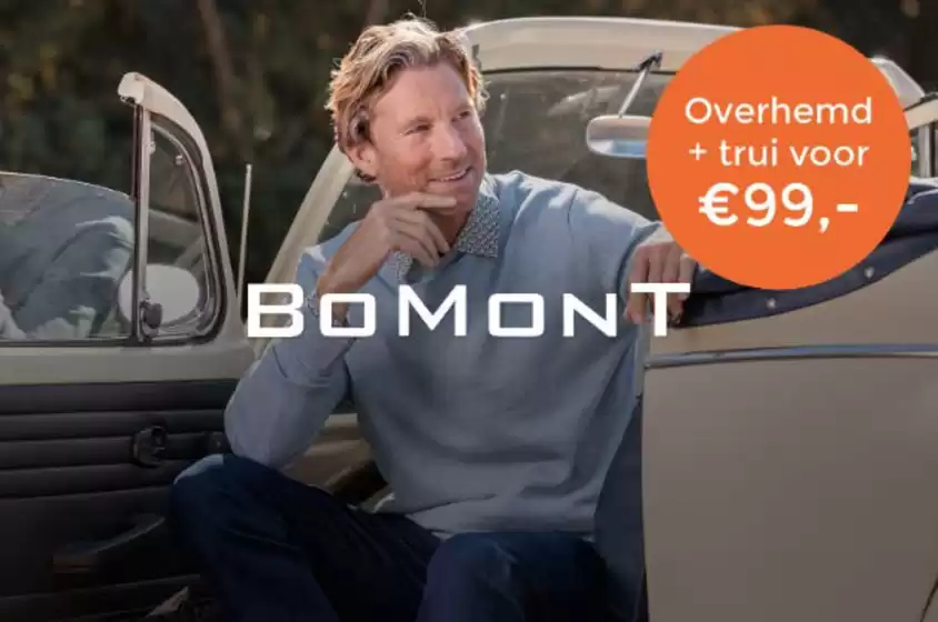 Overhemd + trui voor €99,-
