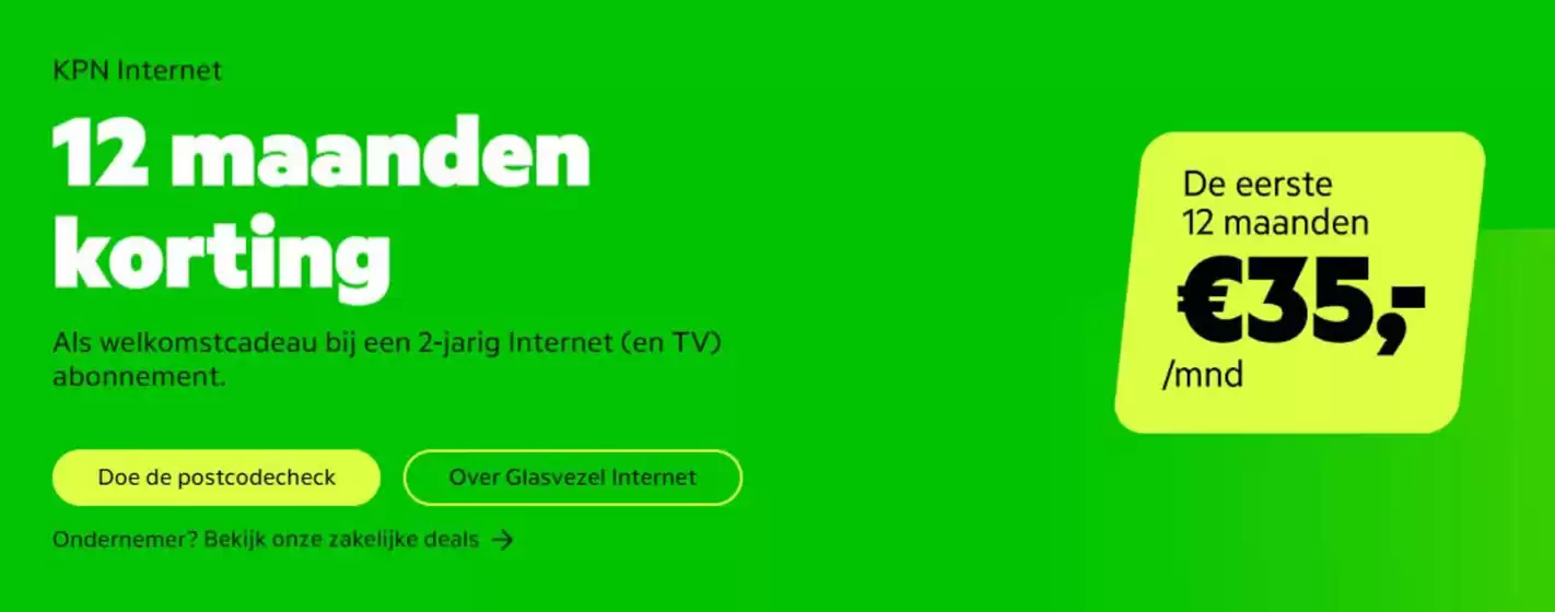12 maanden korting