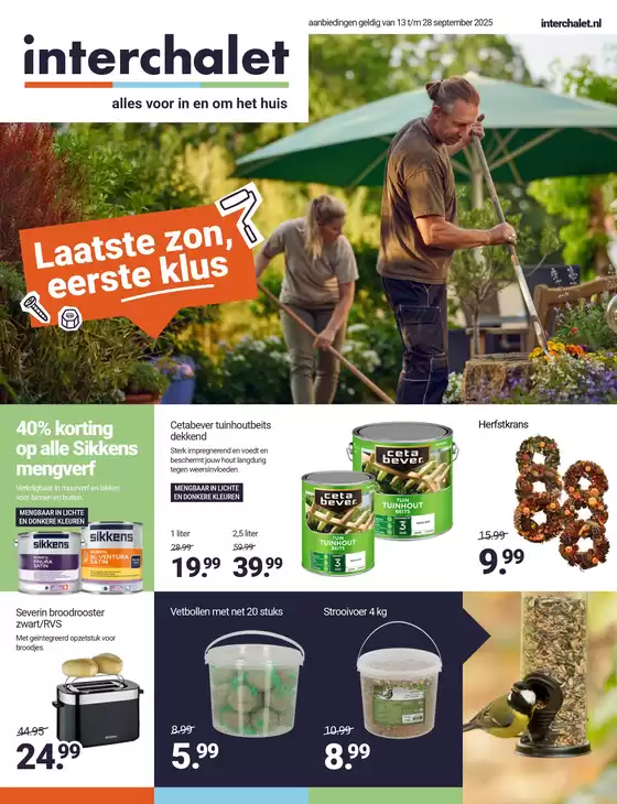 Laatste zon, eerste klus