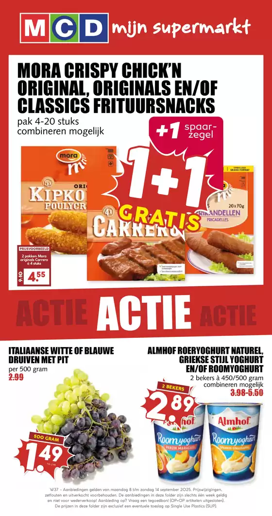 Catalogus van MCD Supermarkt in Utrecht | Topaanbiedingen voor alle koopjesjagers | 2025-09-13T00:00:00.000Z - 2025-09-27T00:00:00.000Z