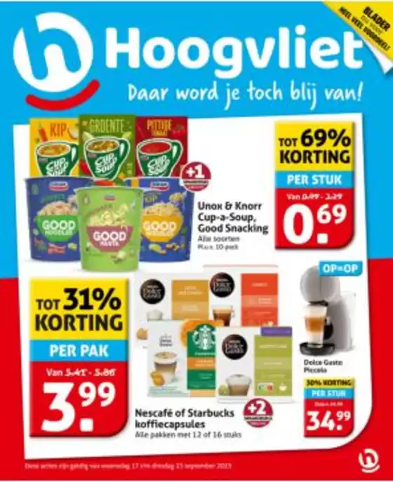 Catalogus van Hoogvliet in Utrecht | Hoogvliet Aanbiedingen | 2025-09-17T00:00:00.000Z - 2025-09-23T00:00:00.000Z