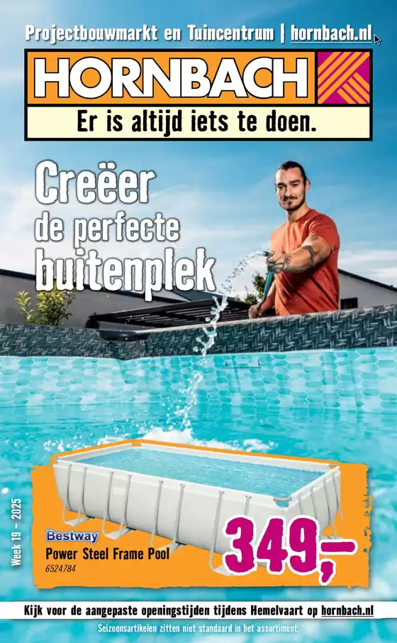 Catalogus van Hornbach in Zwolle | Geweldige kortingen op geselecteerde producten | 2025-09-13T00:00:00.000Z - 2025-09-27T00:00:00.000Z