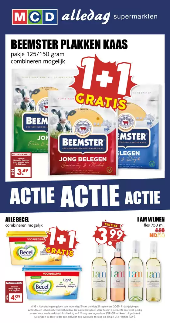Catalogus van MCD Supermarkt in Leusden | Topaanbiedingen voor slimme spaarders | 2025-09-14T00:00:00.000Z - 2025-09-28T00:00:00.000Z