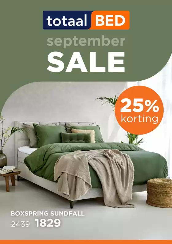 Catalogus van TotaalBED | September sale | 2025-09-15T00:00:00.000Z - 2025-09-20T00:00:00.000Z