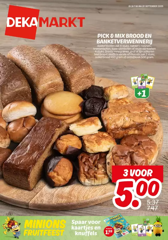 Catalogus van Dekamarkt in Harmelen | Dekamarkt folder | 2025-09-16T00:00:00.000Z - 2025-09-22T00:00:00.000Z