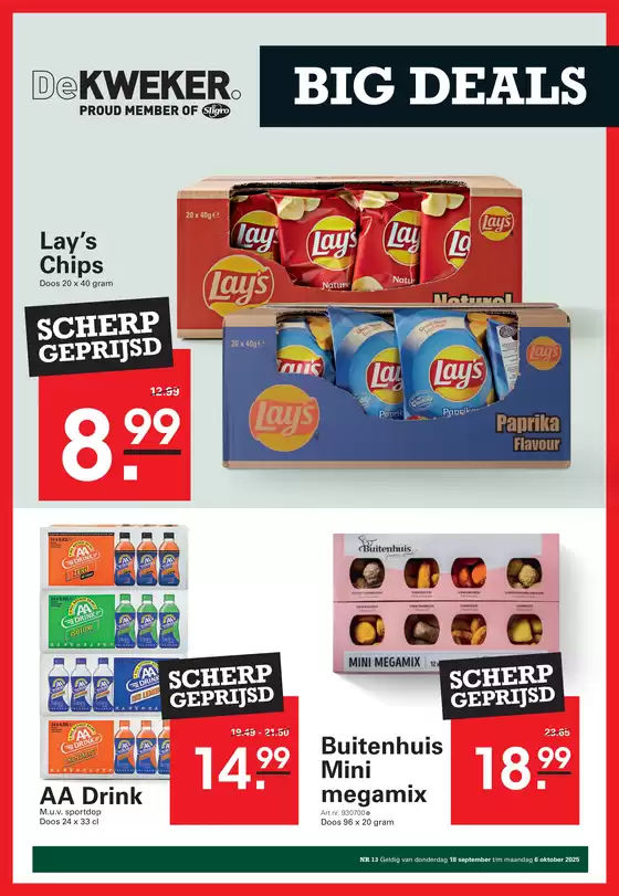 Catalogus van De Kweker in Nijmegen | Big Deals | 2025-09-16T00:00:00.000Z - 2025-10-06T00:00:00.000Z