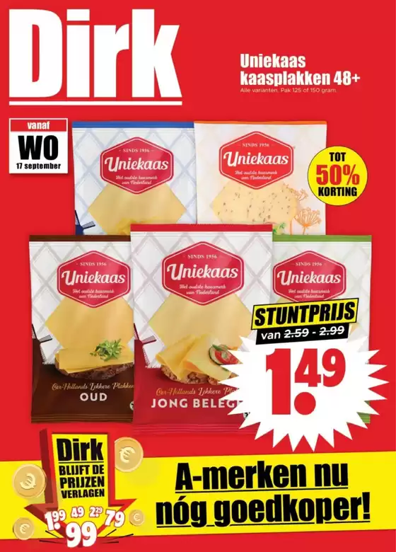 Catalogus van Dirk in Rotterdam | Folder Dirk | 2025-09-17T00:00:00.000Z - 2025-09-23T00:00:00.000Z